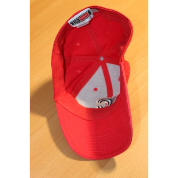 NHL Hockey Vintage Calgary Flames Stretch Baseball Hat Cap One Size Reebok Red - Picture 7 of 10